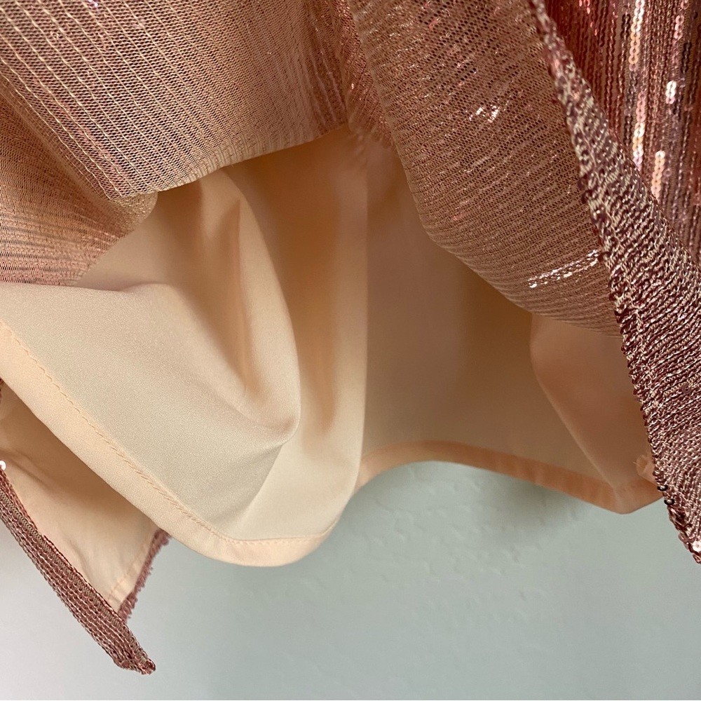 Rachel Parcell Sequin Long Sleeve Pink Ombré Dress Size XS - Picture 11 of 14